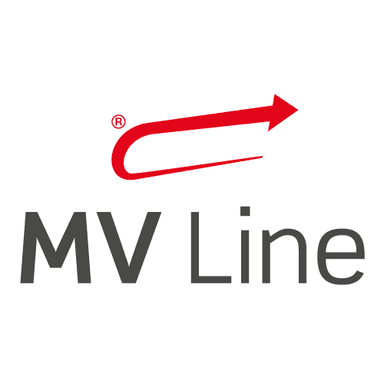 Logo de MV Line - marca representada por La Aldaba